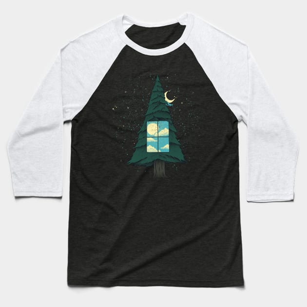 Go Outside To Look Inside by Tobe Fonseca Baseball T-Shirt by Tobe_Fonseca